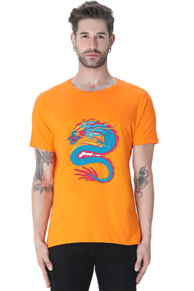Style Redefined: Embrace Bluelander's Cotton Half Sleeve T-Shirts with Enhanced Design!