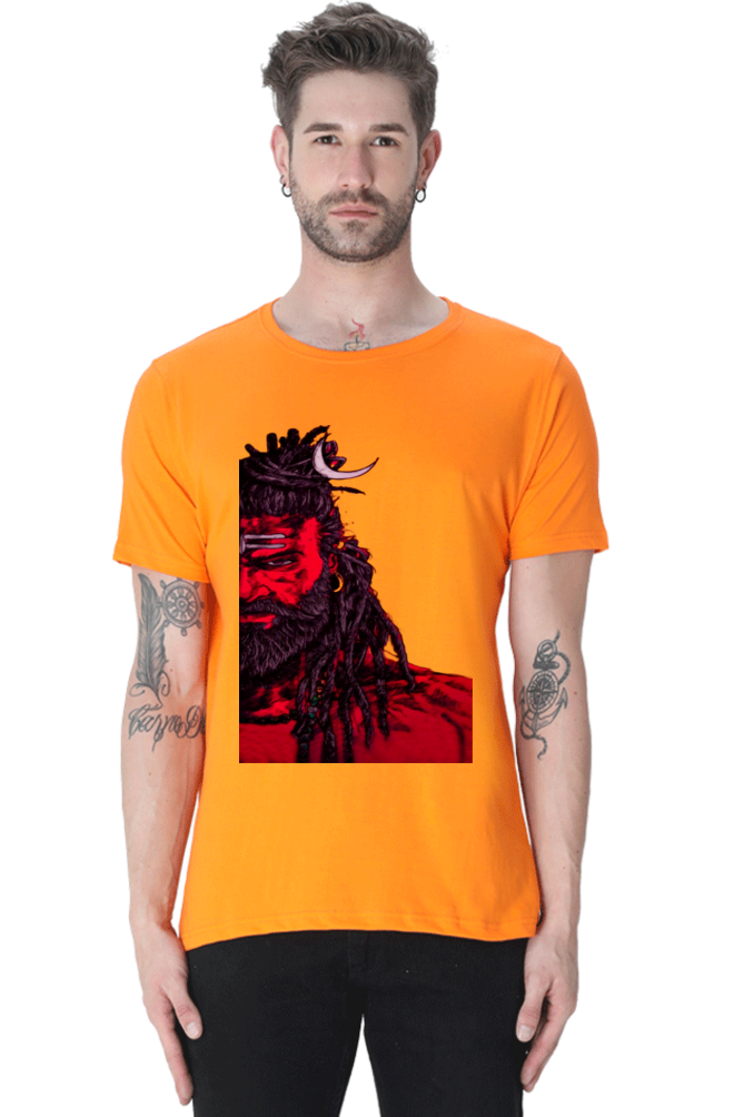Adorn Yourself with Divine Shiva Vastra - Experience Shiva's Grace with Bluelander's Premium Unisex Cotton T Shirt.