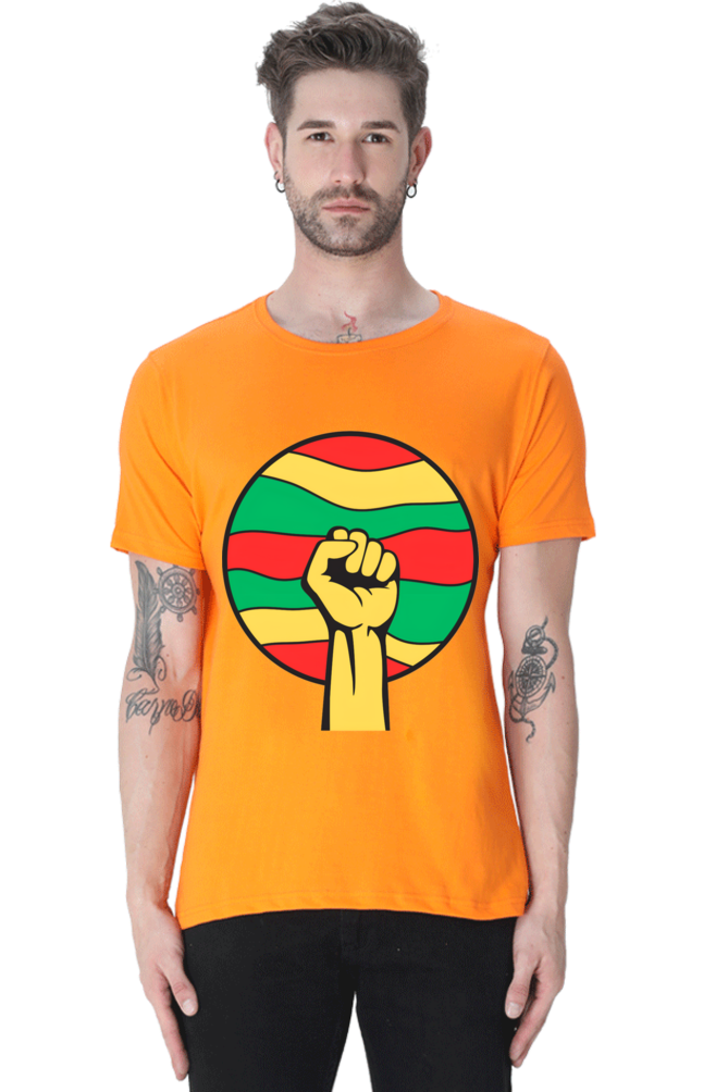 Get Noticed where ever you go with Bluelander's Cotton Half Sleeve T-Shirts: Stand Out with Future Fashion!