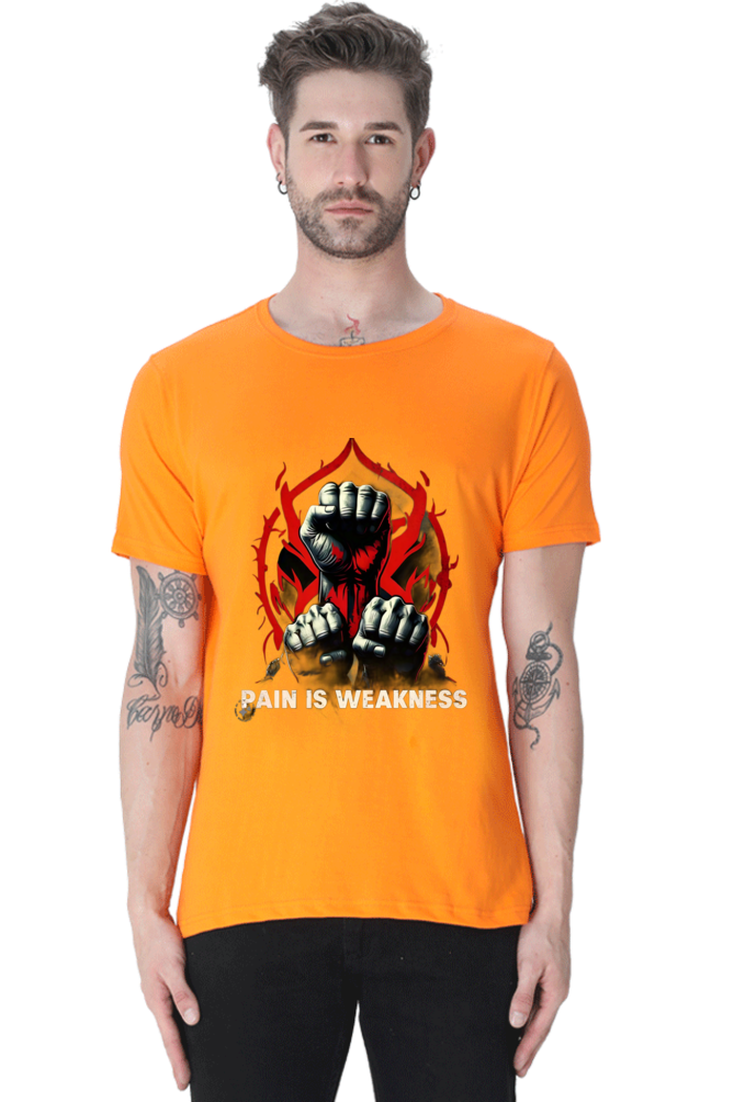 Experience Vibrant Comfort: Bluelander Cotton Half Sleeve T-Shirt | 'The Colors That First Arrived Here' Design | 100% Cotton, Pre-Shrunk, Bio Washed
