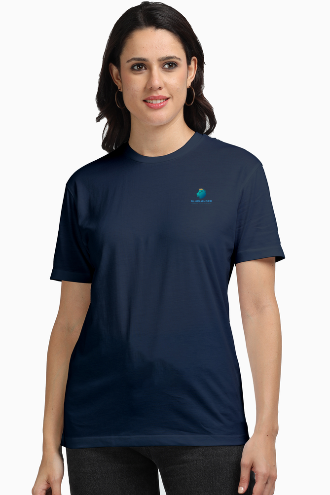 Experience Supreme Comfort with Bluelander Female Supima T-Shirt Unveiling Our Latest Design for the Ultimate Style and Comfort,Slay All Day with Power