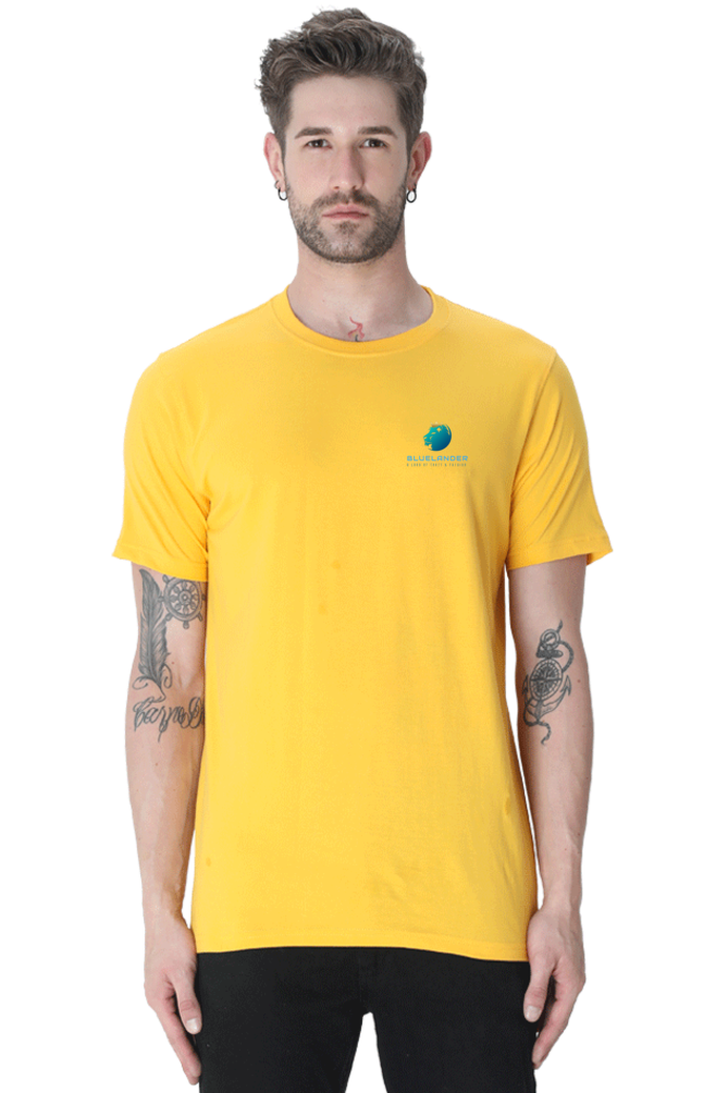 Step into Confidence Bluelander Male Full Sleeve Cotton T-Shirt Chase Your Success with a Dash of Fashion-Forward Style