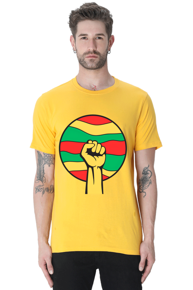 Get Noticed where ever you go with Bluelander's Cotton Half Sleeve T-Shirts: Stand Out with Future Fashion!