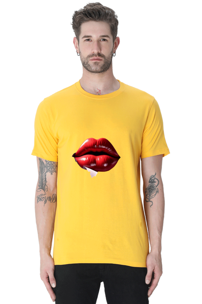 Experience Vibrant Comfort: Bluelander Cotton Half Sleeve T-Shirt | 'The Colors That First Arrived Here' Design | 100% Cotton, Pre-Shrunk, Bio Washed