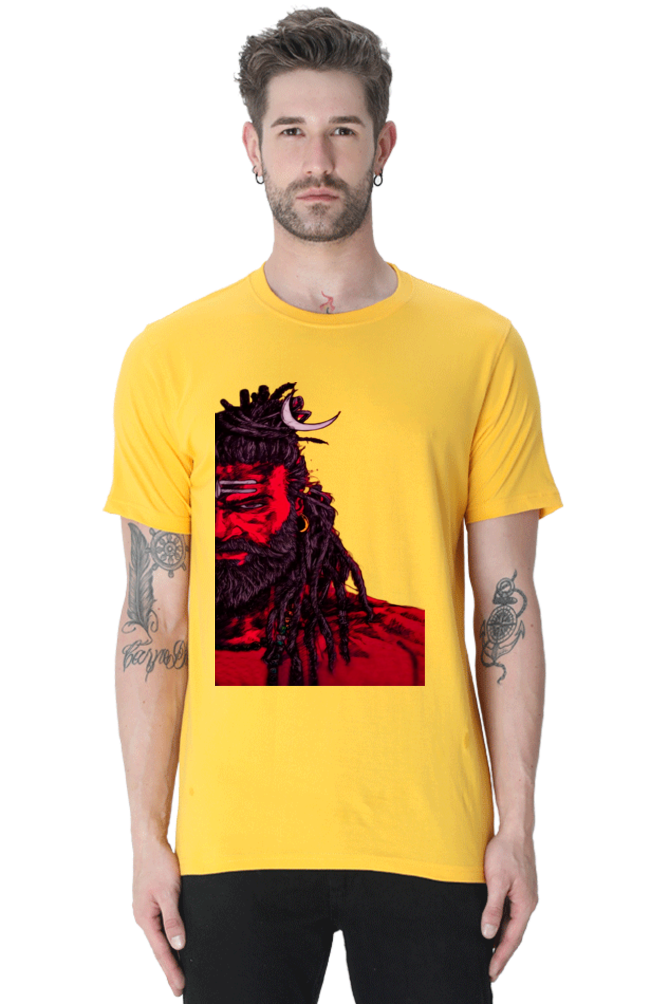 Adorn Yourself with Divine Shiva Vastra - Experience Shiva's Grace with Bluelander's Premium Unisex Cotton T Shirt.