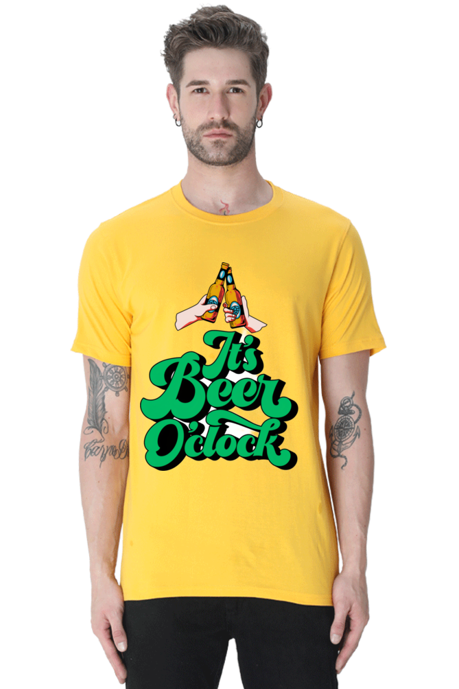 Chase Comfort: Bluelander's Cotton Half Sleeve T-Shirts - Playful Vibes, Endless Comfort!
