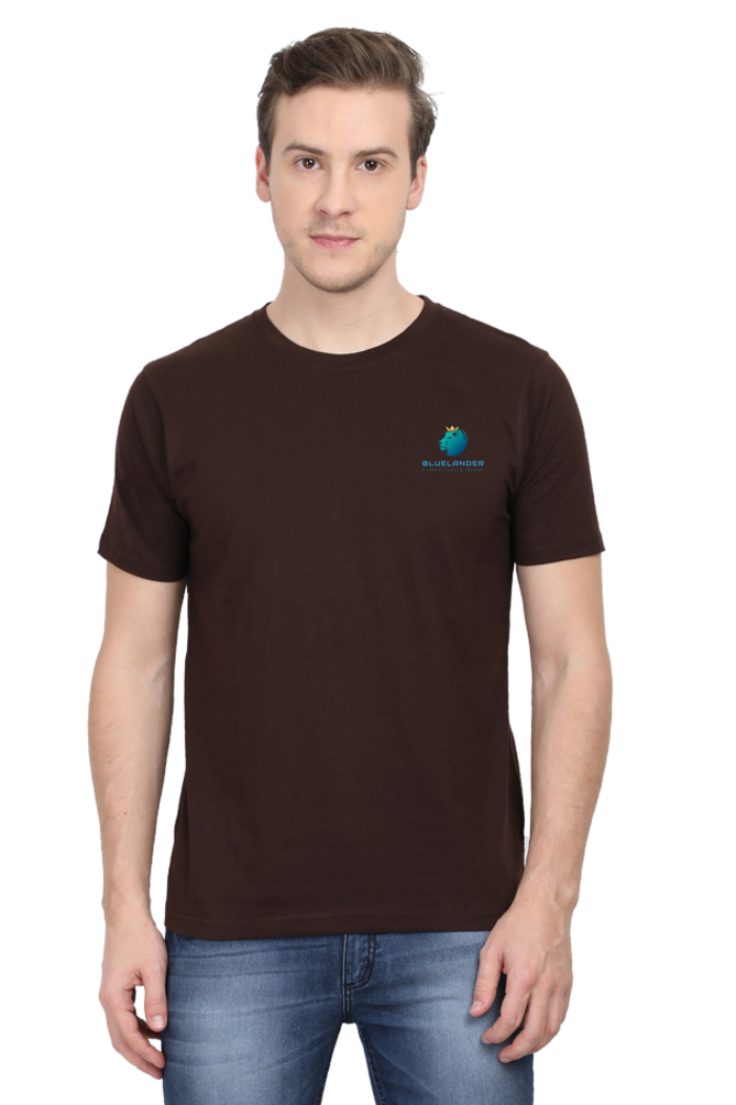 Get Noticed Everywhere You Go with Bluelander's Cotton Half Sleeve T-Shirt!