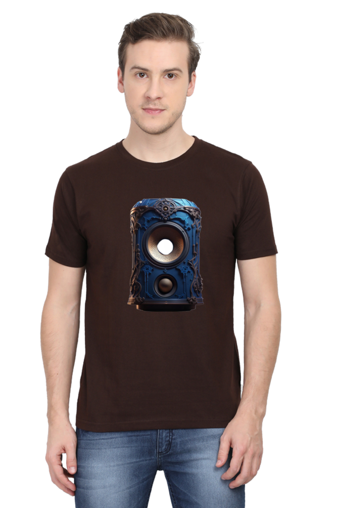Half Sleeve Harmony: Unleash Your Inner Music with Enhanced Style in our Bluelander Cotton T-Shirt - Let Your Passion Sing