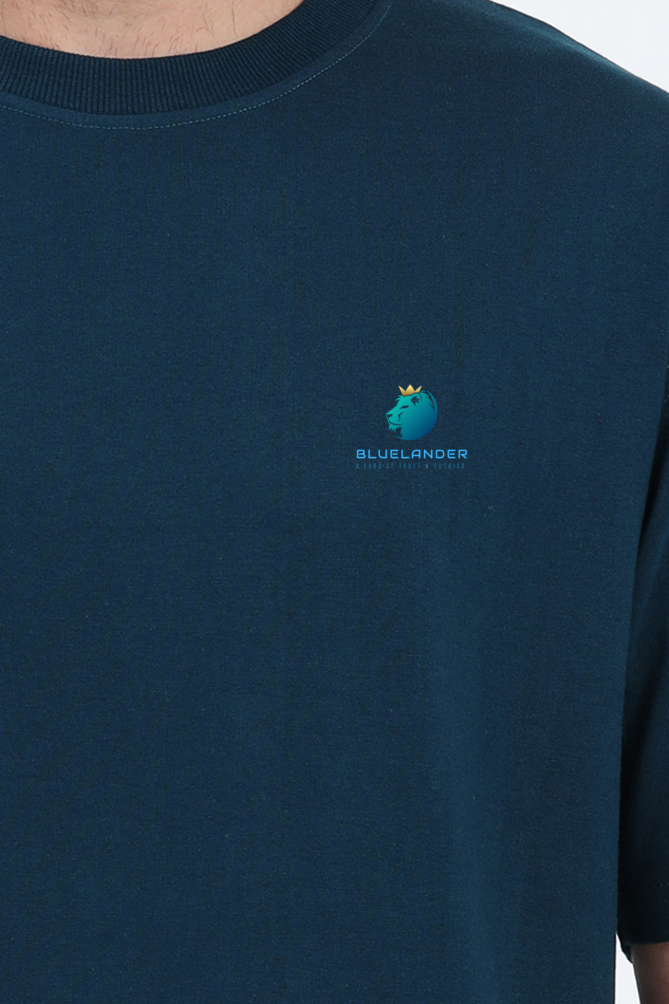 Glow Up Your Nights with Bluelander's Oversize Classic Cotton T Shirts: Futuristic Designs for Stylish Nights!