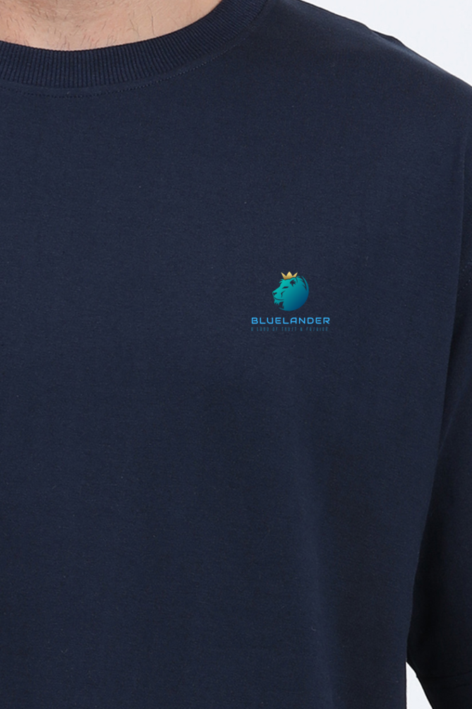 Glow Up Your Nights with Bluelander's Oversize Classic Cotton T Shirts: Futuristic Designs for Stylish Nights!