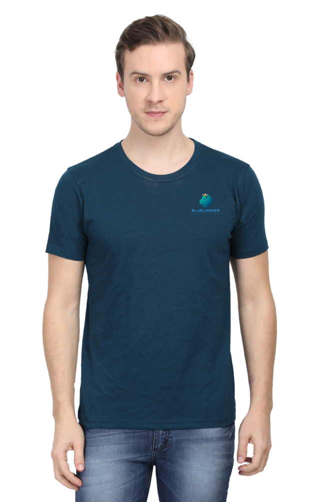 Embrace Comfort and Style in Bluelander's Cotton Half Sleeve T-Shirt!
