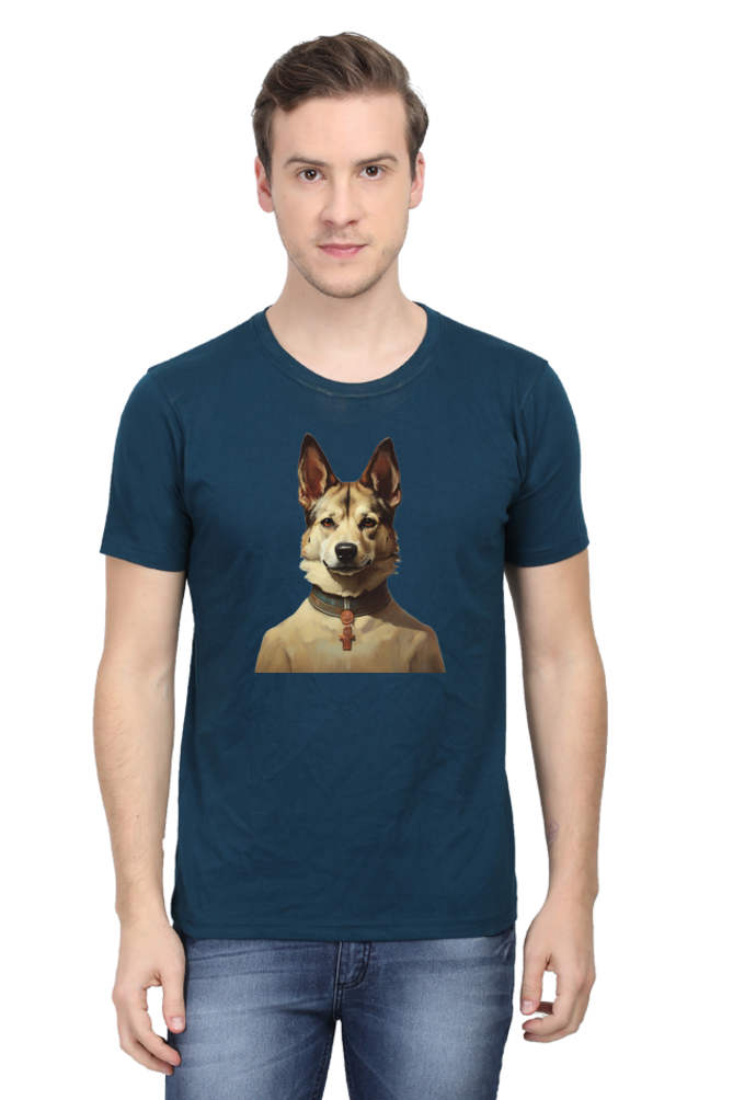 Style for Dog Lovers: Bluelander Cotton Half Sleeve T-Shirts - Comfort and Fashion, Crafted by Human and AI.