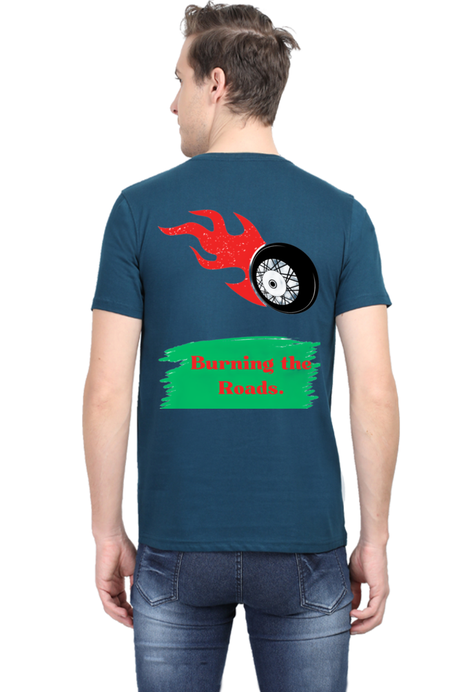 Step into Comfort and Style with Bluelander's Cotton Half Sleeve T-Shirt!