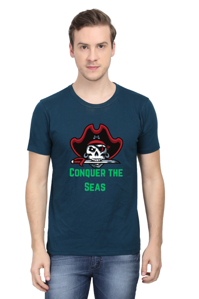 Make a Statement: Bluelander's Enhanced Design Cotton Half Sleeve T-Shirts - Stand Out in Style!