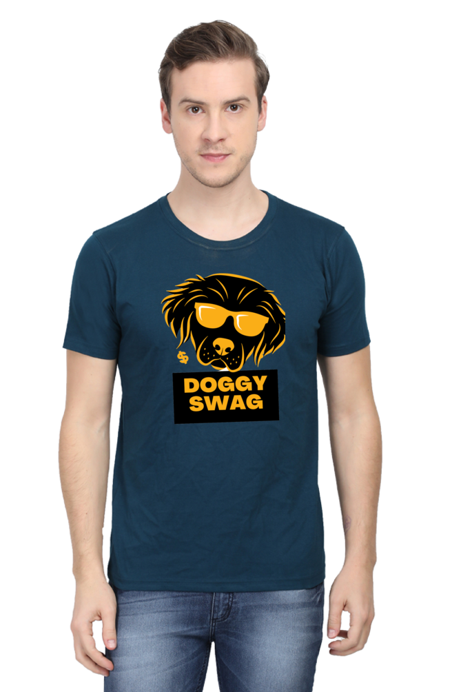 Fashion that Speaks Woofs: Bluelander Cotton Half Sleeve T-Shirts – Unleash Comfort and Style for Dog Devotees.