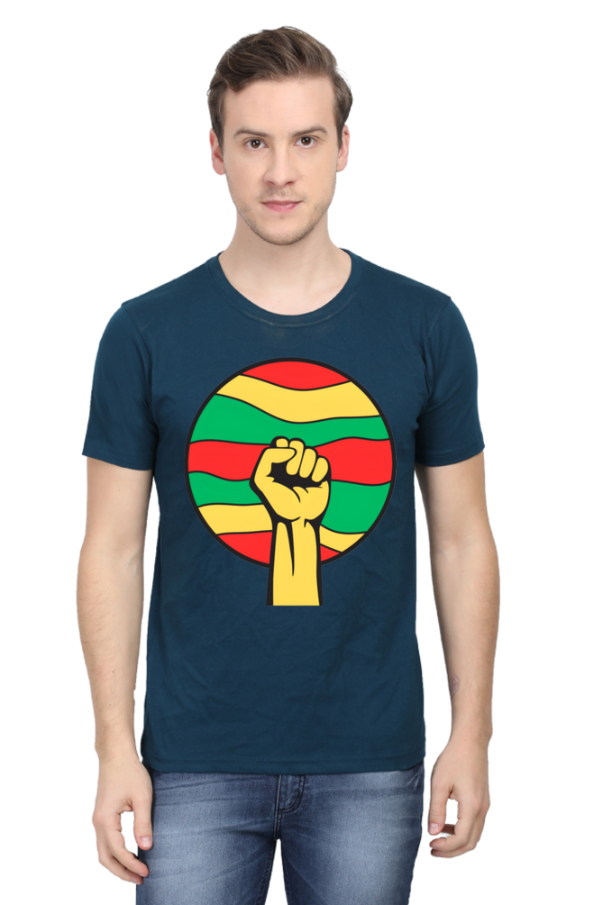 Get Noticed where ever you go with Bluelander's Cotton Half Sleeve T-Shirts: Stand Out with Future Fashion!