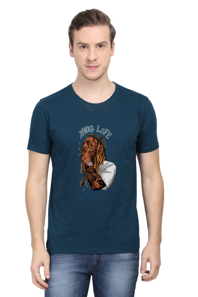 Bluelander Unisex Regular Fit T-Shirt: Soft, Breathable, 100% Cotton, Pre-Shrunk, Bio-Washed, Lycra Ribbed Neck