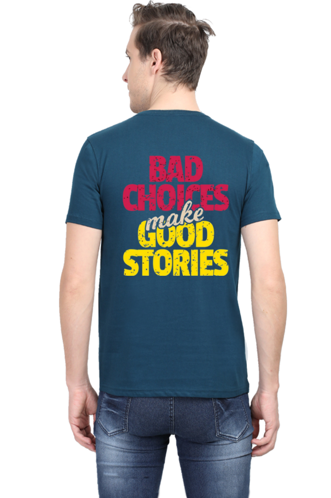 Let's create good stories together: Bluelander's Premium Cotton Bio-Washed Half-Sleeve T-Shirt