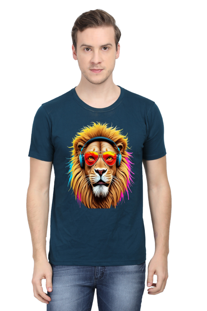 Rule the World: Bluelander's Premium Cotton Bio-Washed Half-Sleeve T-Shirt