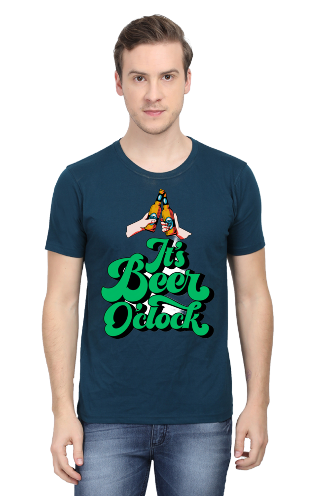Chase Comfort: Bluelander's Cotton Half Sleeve T-Shirts - Playful Vibes, Endless Comfort!