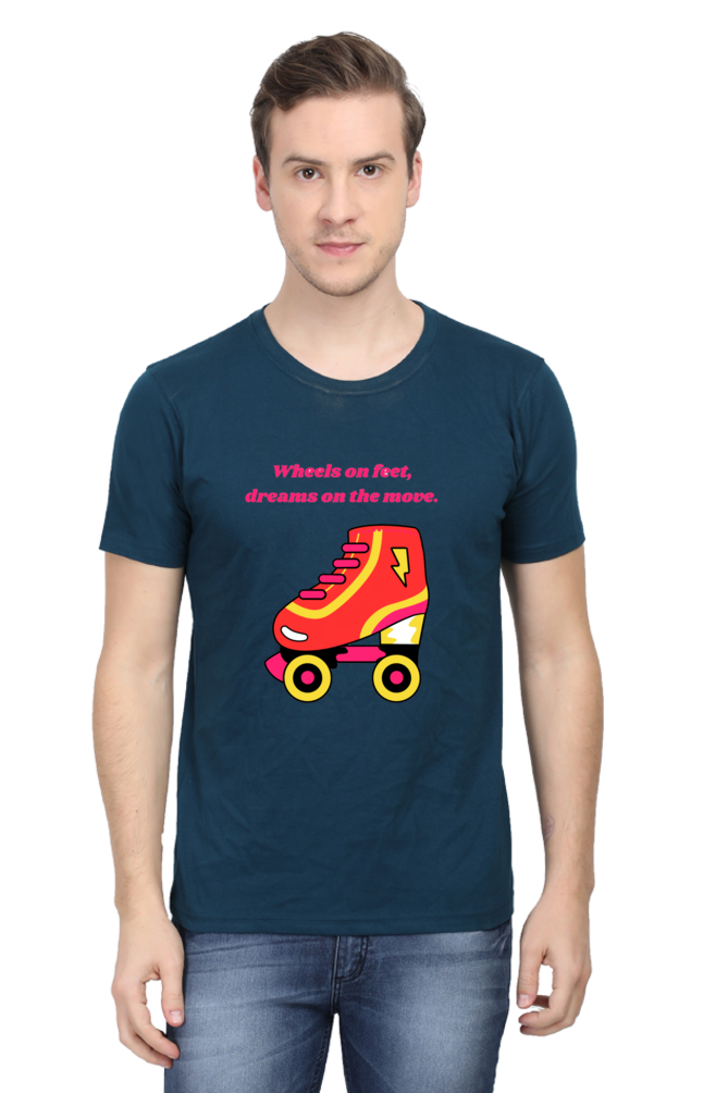 Bluelander's Cotton Half Sleeve T-Shirts: Elevate Your Style with Enhanced Design,and Step Out in Confidence.