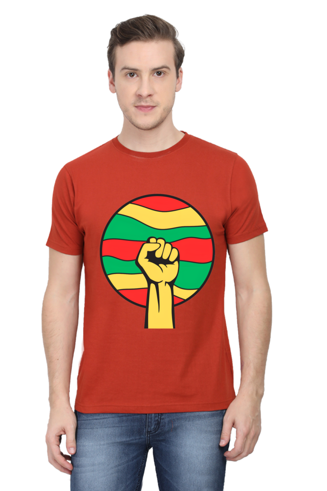 Get Noticed where ever you go with Bluelander's Cotton Half Sleeve T-Shirts: Stand Out with Future Fashion!