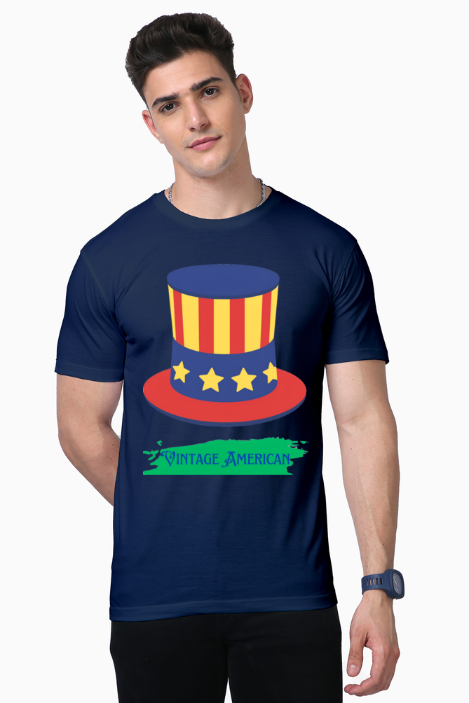 Supreme Comfort: Bluelander's Supima Cotton Half Sleeve T-Shirt - Experience Luxury in Every Wear!