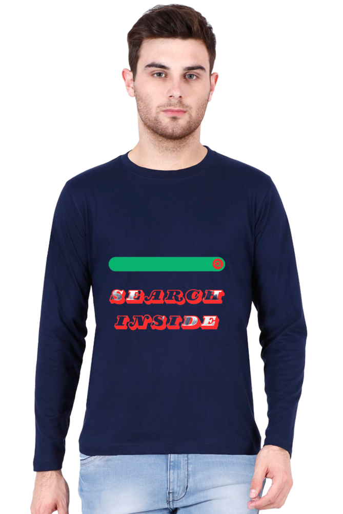 Make a Bold Statement with Bluelander's Cotton Full Sleeve T-Shirts - Elevate Your Style!
