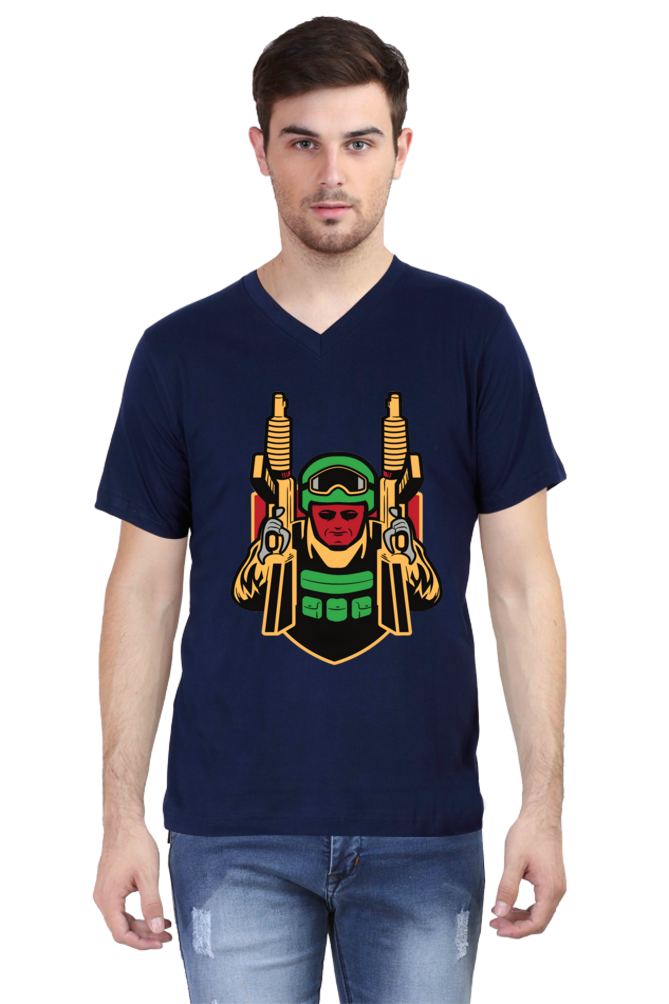 Elevate Your Look with Bluelander's V Neck Cotton Half Sleeve T Shirts!