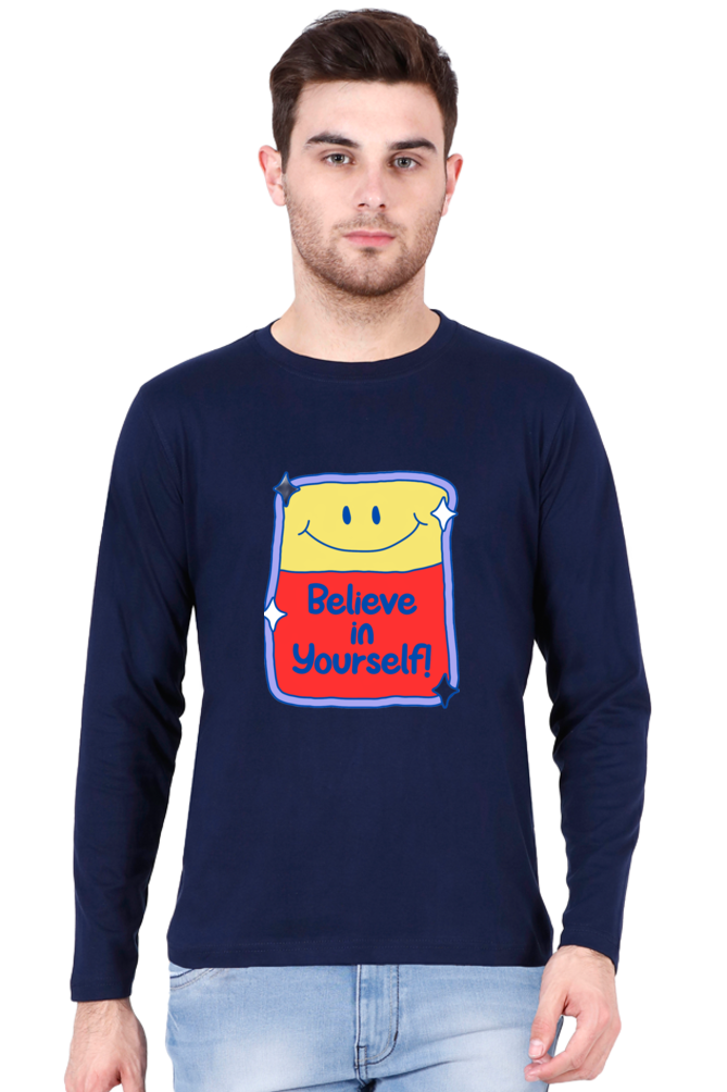 Sleeve it to Believe it: Embrace Your Journey with Bluelander's Full Sleeve Tee!