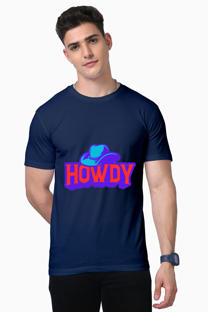 Elevate Your Everyday Look with Bluelander's Supima Cotton Half Sleeve T-Shirt!