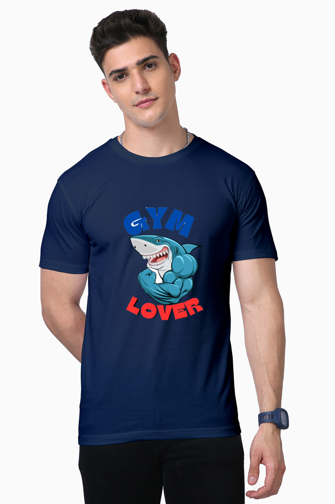 Bluelander Supima Half Sleeve T-Shirt, Made in India for Our Talented and Beautiful Indians. Elevate Your workout with Style and Supreme Comfort!