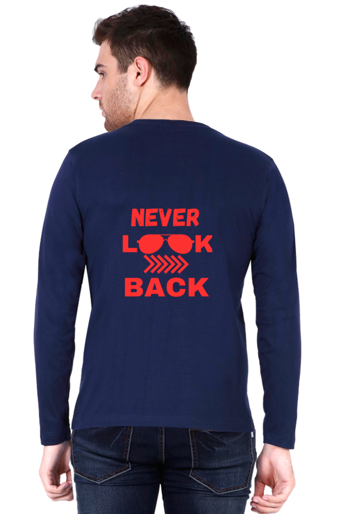 Elevate Your Presence: Bluelander Full Sleeve Cotton T-Shirts – Stand Out from the Crowd with Enhanced Back Design and Supreme Comfort.