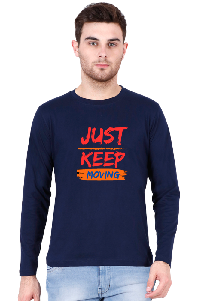 Effortless Elegance: Embrace Comfort in Bluelander Full Sleeve Cotton T-Shirts - Style that Speaks, Comfort that Lasts. Keep Moving, Don't Stop.
