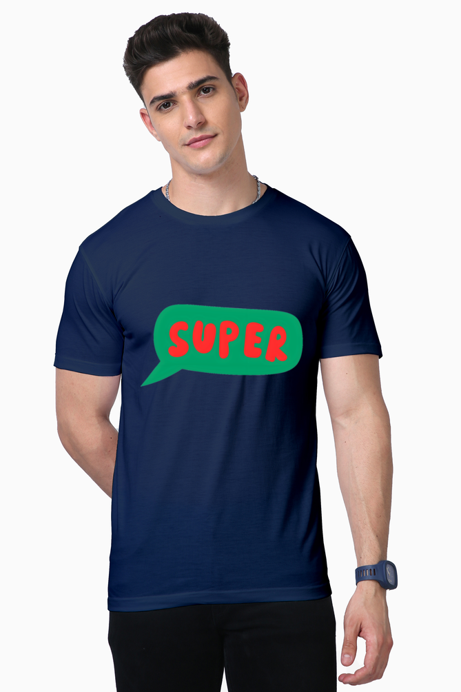Experience Luxury Comfort: Bluelander's Supima Cotton Half Sleeve T-Shirt!