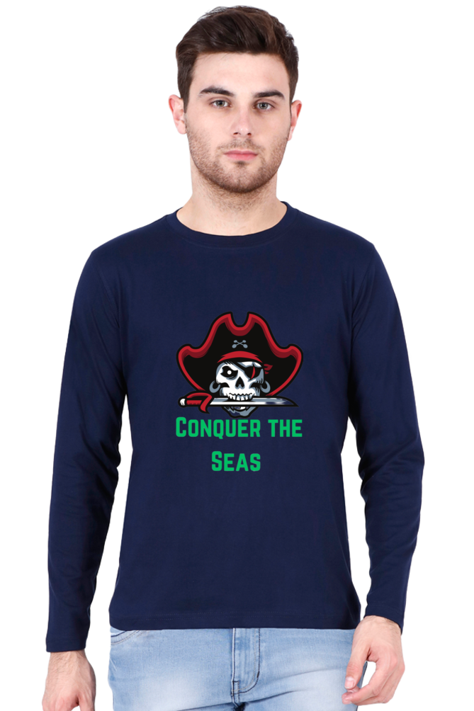 Elevate Your Style: Bluelander's Cotton Full Sleeve Tee, Where Fashion Begins!