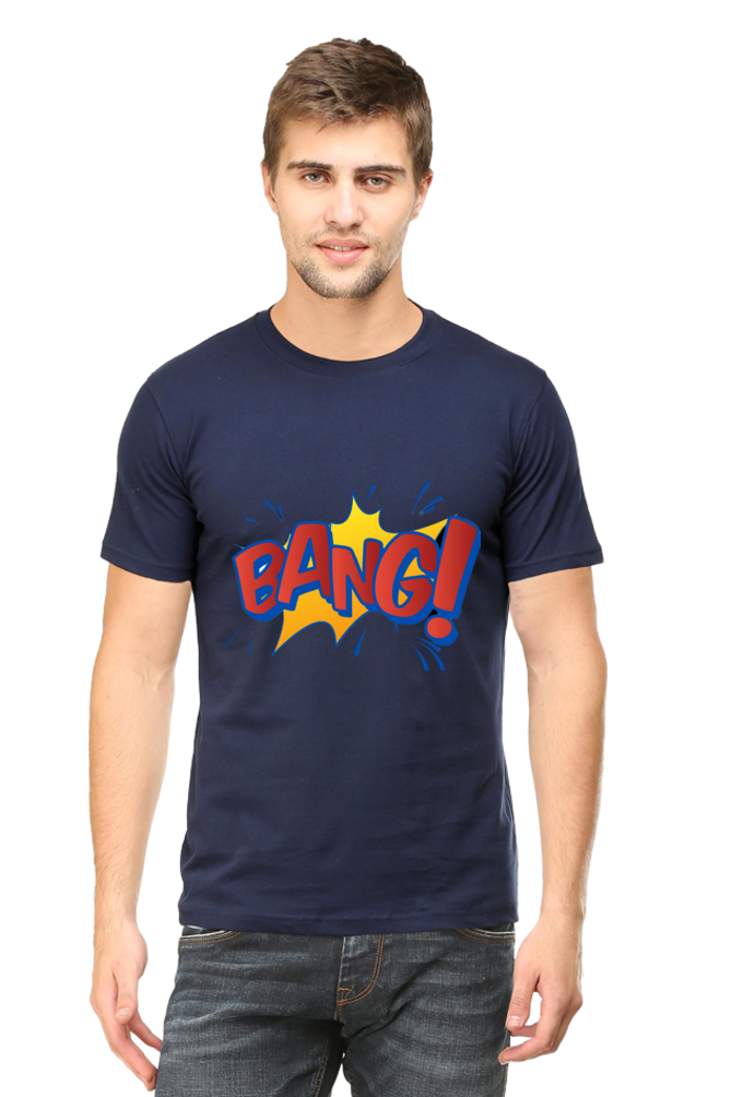 Stand Out with Bluelander's Cotton Half Sleeve T-Shirt!