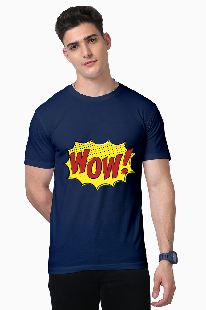 Stand Out in Style: Bluelander's Supima Cotton Half Sleeve T-Shirt - Your Fashion Statement!