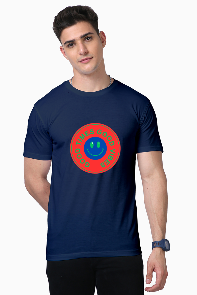Create Memorable Moments: Bluelander's Supima Cotton Half Sleeve T-Shirt, Where Style Meets Fun!