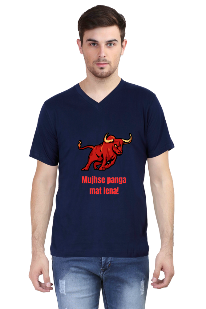 Bluelander's V Neck Cotton Half Sleeve T-Shirts - Step into Style!