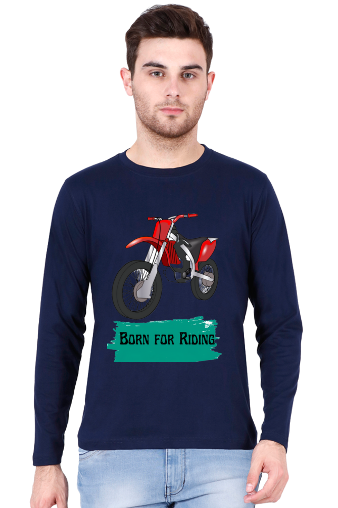 Ride in Style with Bluelander's Cotton Full Sleeve T-Shirts, Make a Statement!