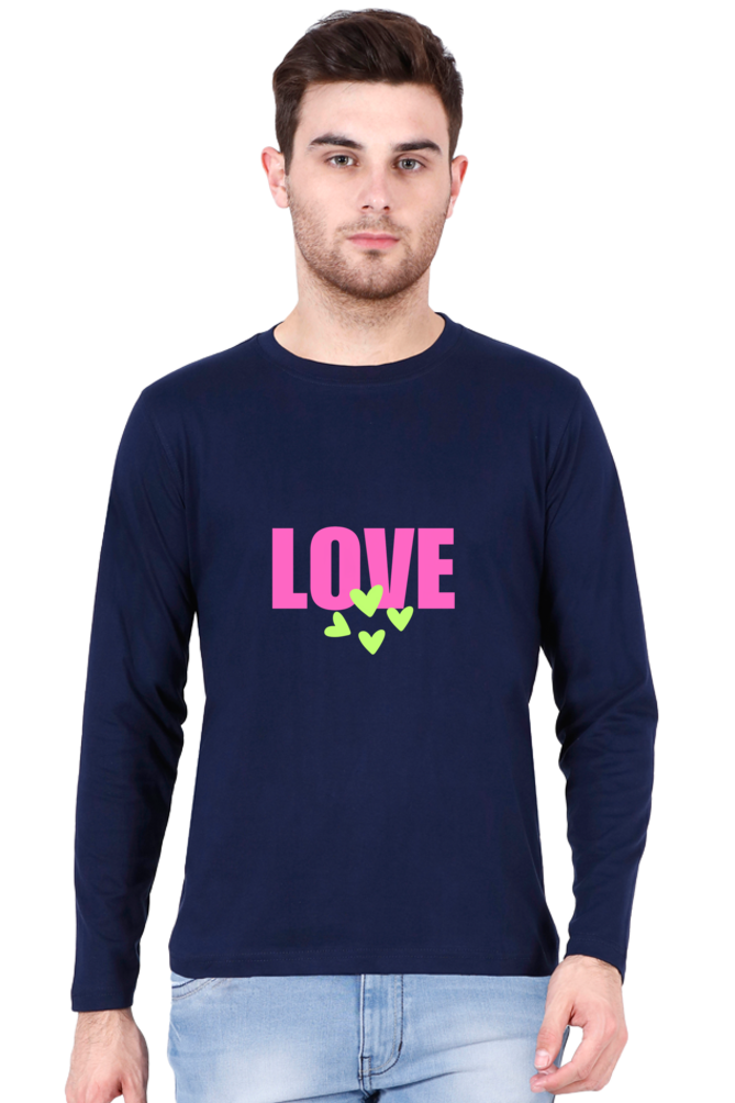 Bluelander Elegance: Full Sleeve T-Shirt, Made in India for Our Talented and Beautiful Indians. Spread Love and Positivity with Enhanced Style and Supreme Comfort.