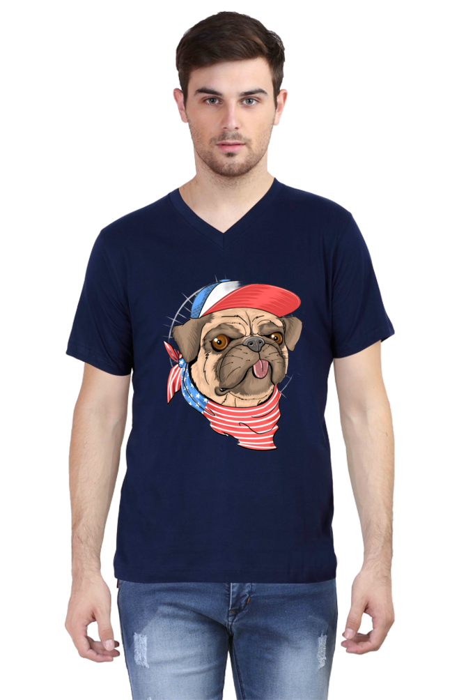Elevate Your Look: Bluelander's V-Neck Cotton Half Sleeve T-Shirts!