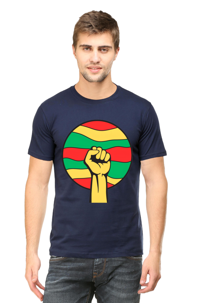 Get Noticed where ever you go with Bluelander's Cotton Half Sleeve T-Shirts: Stand Out with Future Fashion!