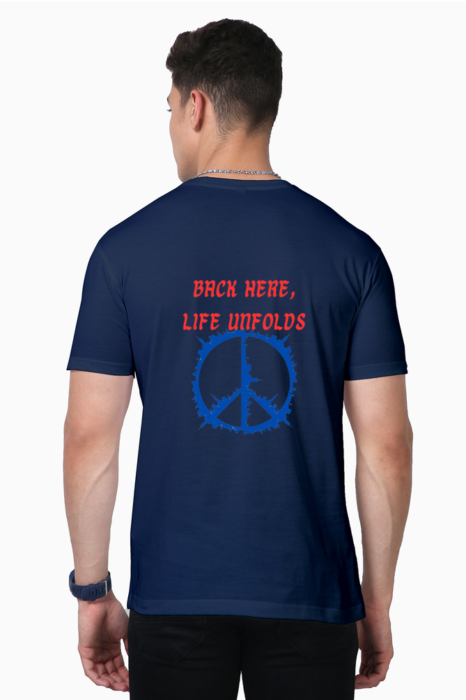 Elevate Your Style with Bluelander's Supima Cotton Half Sleeve T-Shirts – Supreme Comfort Meets Standout Design.