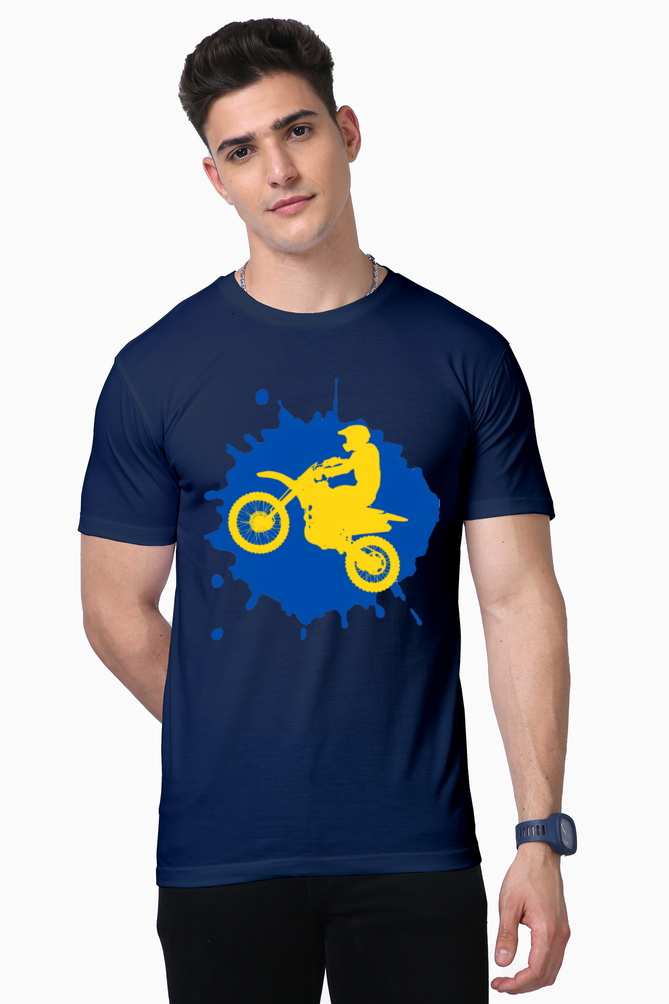 Bluelander's Cotton Full Sleeve T-Shirt: Ride in Style with Safety in the Best Designs!