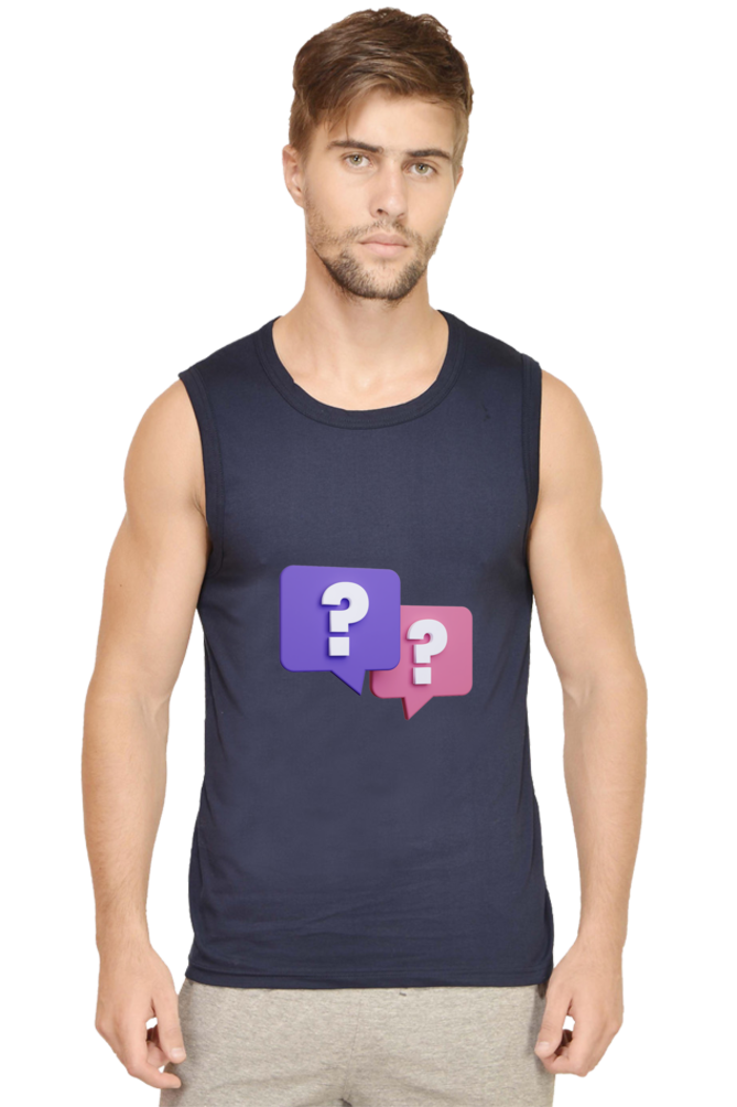 Unleash Your Casual Chic: Bluelander's Sleeveless Round Neck Cotton T Shirt!