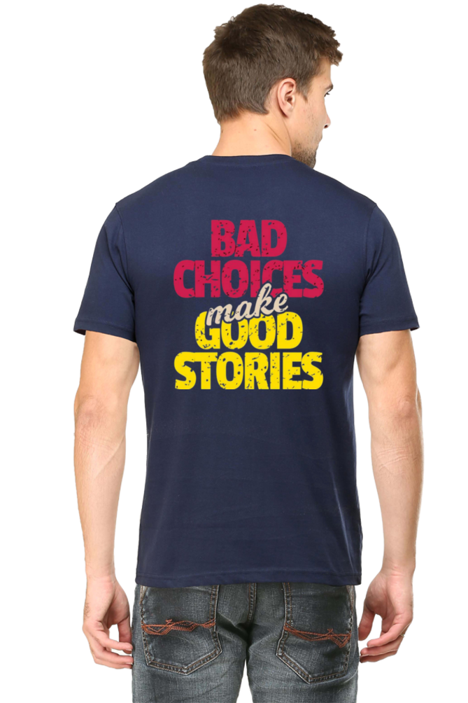 Let's create good stories together: Bluelander's Premium Cotton Bio-Washed Half-Sleeve T-Shirt