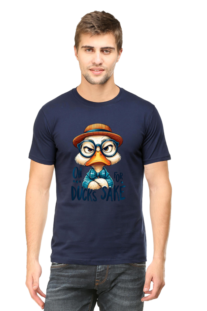 Feel the Vibe: Bluelanders Premium Cotton Unisex Half-Sleeve T-Shirt.