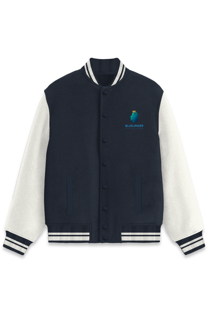 Bluelander Unisex Letterman Jacket – Crafted for Comfort, Built with Love.